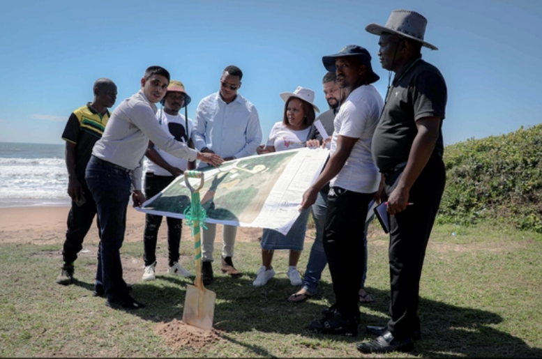  Site planning - KwaDukuza municipality officials with representatives of landowners the Inqaba Trust and Nyeleti Consulting