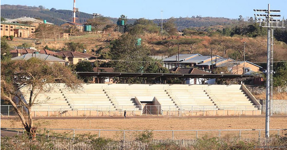 The Waterval sports stadium has still not been completed, seven years after construction started. 