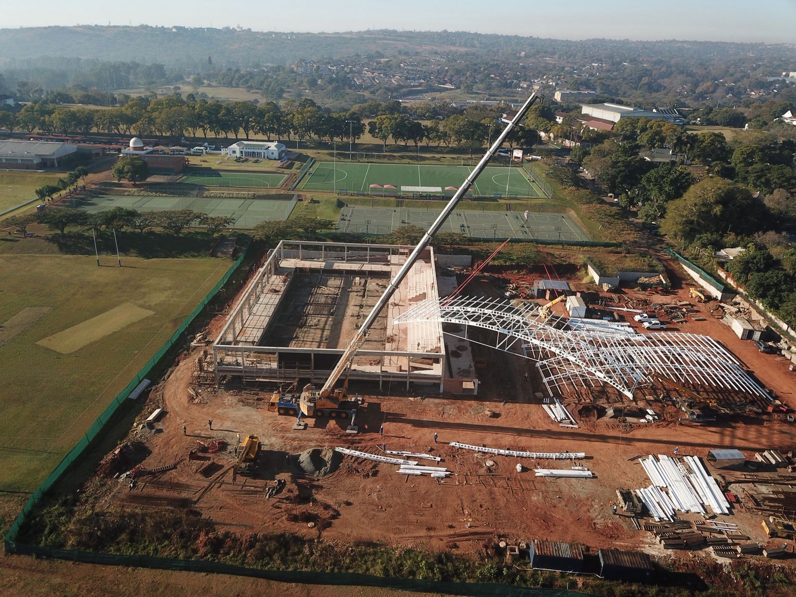 Construction progress