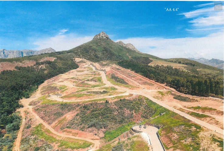 All infrastructure work on the R300-million Botmaskop Fynbos Estate on the Helshoogte Pass between Stellenbosch and Franschhoek has already been completed.