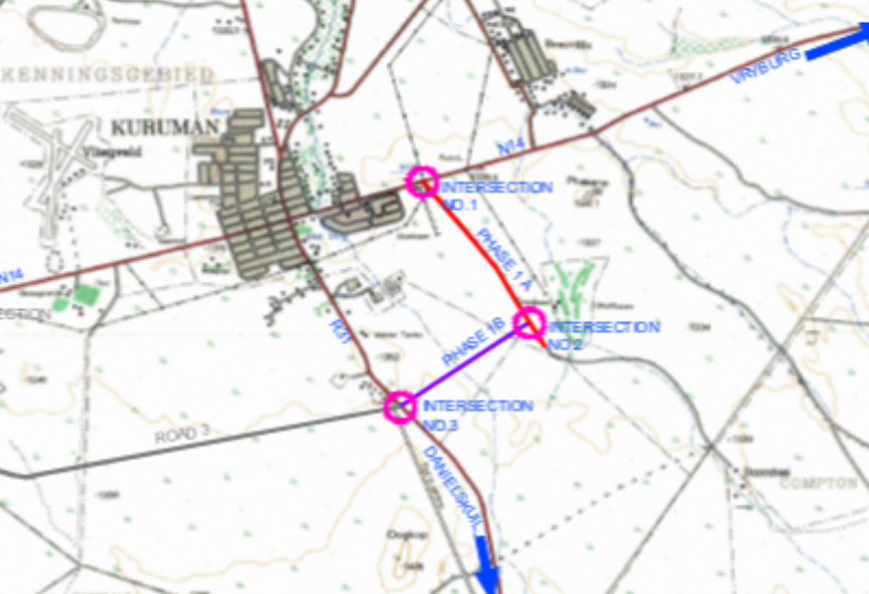 N14/R31 Bypass Road - Phase 1A Locality Map