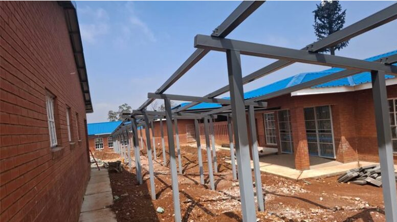  Incomplete structures at Nancefield Primary School captured during the September 30, 2025, inspection. 