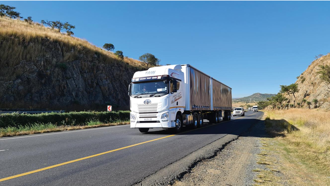 Steep gradients, mixed traffic and security risks could complicate the introduction of truck platooning on the N3 and other major freight routes.
