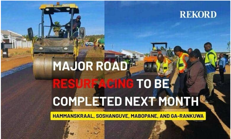  Major road resurfacing to be completed next month 