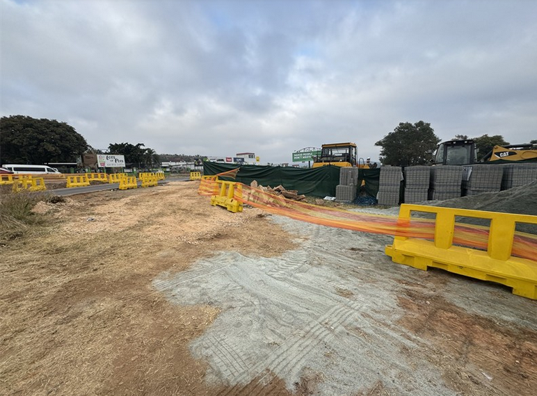 Line 2C BRT construction site.