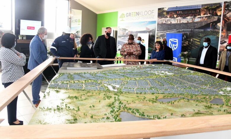 President Cyril Ramaphosa launches the over R30 billion Mooikloof Mega Residential City project on October 4, 2020. 