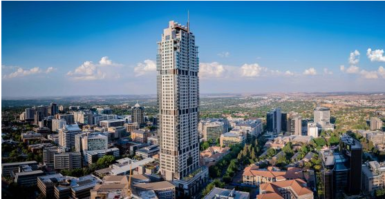 The Leonardo has the distinction of being the tallest building in South Africa. 