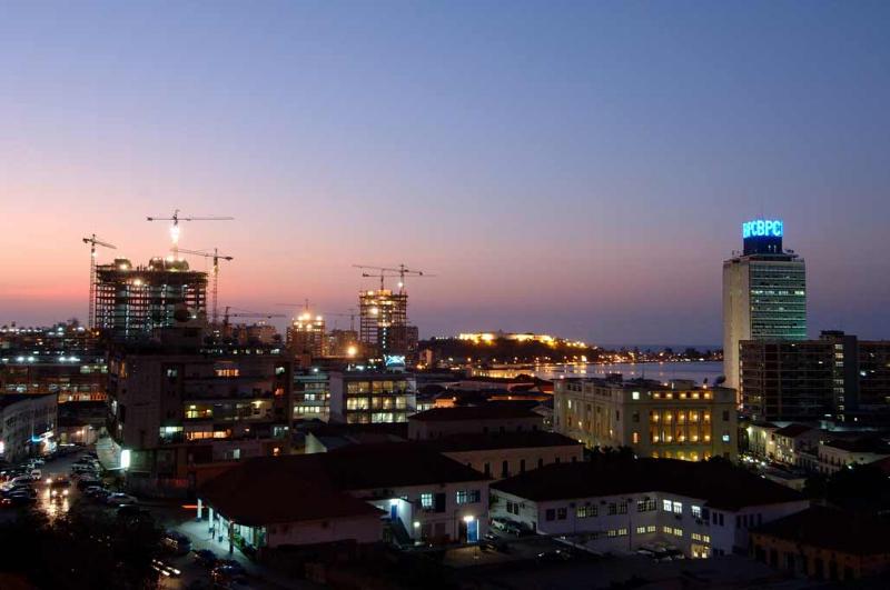 Night shot - Bay of Luanda