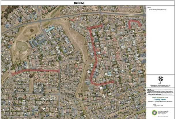 Roadworks are planned in Geneva Crescent, Marco Close and Valencia Street in Uitzicht, Durbanville.