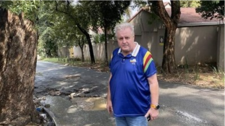 Ward 115 councillor Mark van der Merwe raises concerns about budget constraints and the impact on service delivery across the ward.