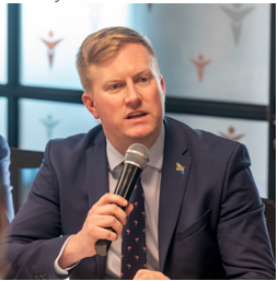 Public Works & Infrastructure Minister Dean Macpherson