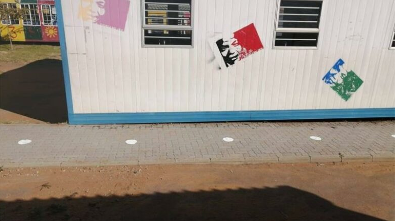 Noordwyk Primary School has been using container classrooms for 10 years.