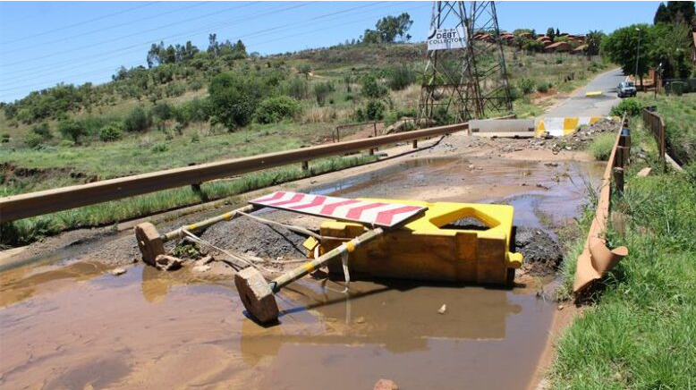  Barricades are put in place after the bridge has been deemed unsafe for public use. 