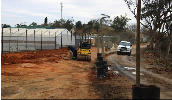 The road had deteriorated over several months, with heavy rains exacerbating the problem, to the point where both lanes of the road had collapsed.