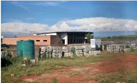 The unfinished Sebokeng Driving Licence Testing Centre that should have been opened in 2021.