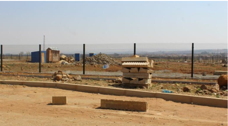 The site that is supposed to be the centre of the new "Kokosi CBD."