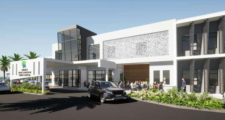  A rendering of the Sonjulo Heart and Vascular Private Hospital which would be an important addition to the North Coast's healthcare offering. 