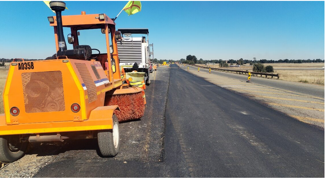 Tonk Meter Road resurfacing project underway in Springs