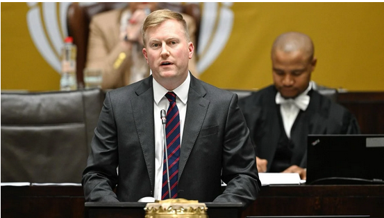 Dean Macpherson, South Africa’s Minister of Public Works and Infrastructure