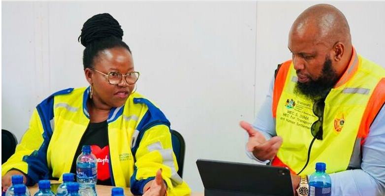  Gauteng MEC for Roads and Transport Kedibone Diale-Tlabela, and the KwaZulu-Natal MEC for Transport and Human Settlements Siboniso Duma. 