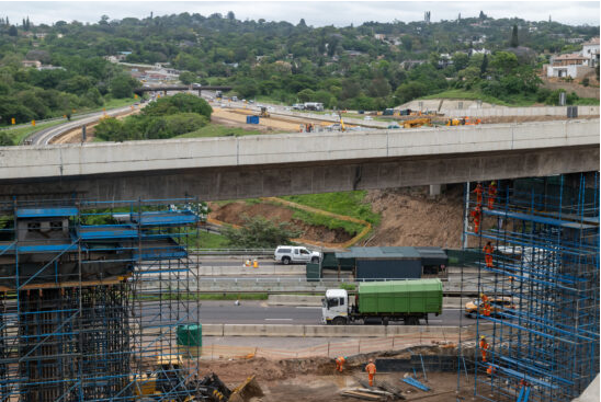 Highway construction in KZN, South Africa.