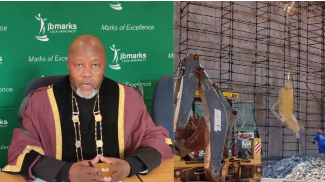 The Executive Mayor of the JB Marks Municipality, Clr. Gaba Thithiba Ka Qhele. 