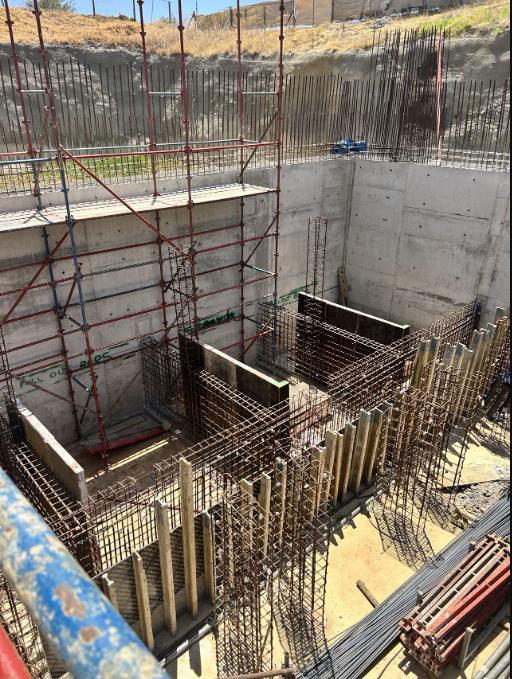 Gordon's Bay Pump Station Construction Progress