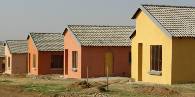 Newly built RDP homes.
