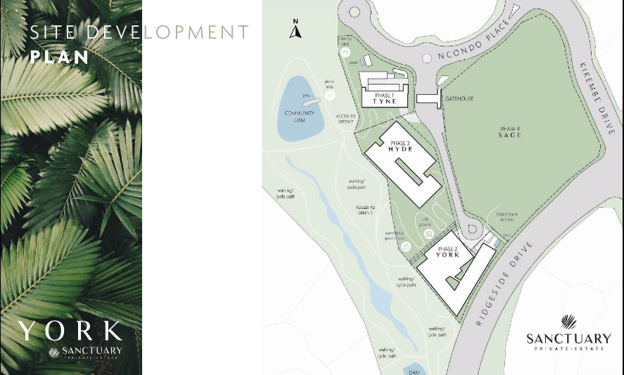 Site Development Map Sanctuary Estate