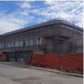 The Samora Machel Development Forum is pleased with the progress of the construction of the Weltevreden CDC.