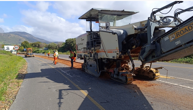 Emergency Flood Damage repairs on Franschhoek Pass