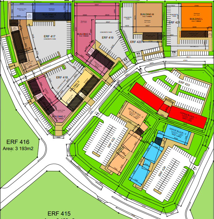 Improvon Mabe Business Park Site Plan