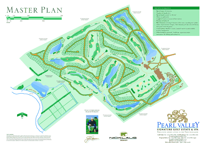 Pearl Valley site map