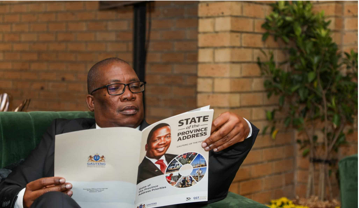 Premier Panyaza Lesufi at Change Bible Church in Katlehong, where he delivered his maiden #GPSOPA2024 for the seventh administration of the provincial government. 