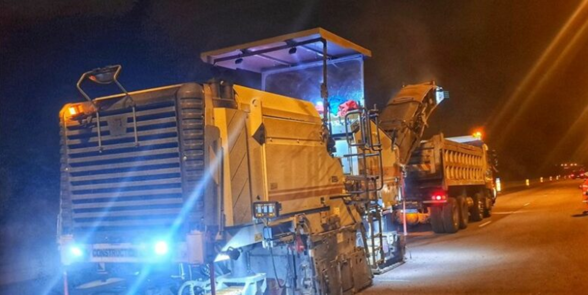 Roadworks continue along the N1 between the Proefplaas Interchange and Pumulani Mainline Toll Plaza