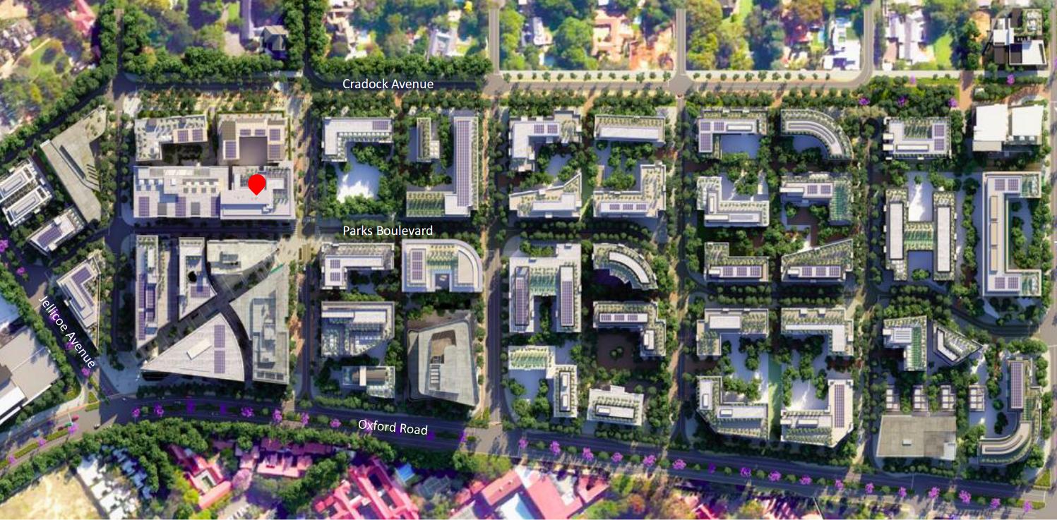 9 Parks Boulevard Artists Impression Aerial View