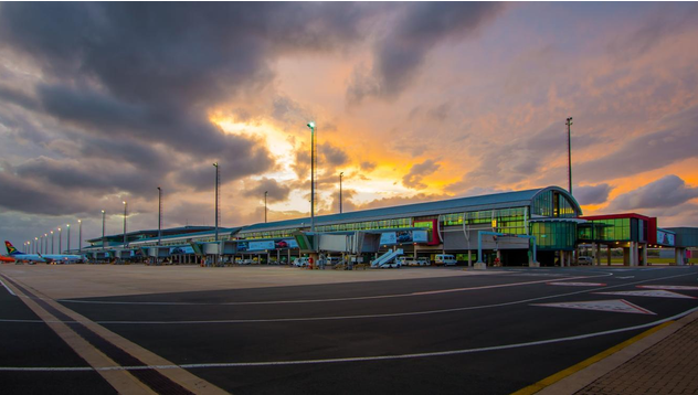 King Shaka International Airport in KwaZulu-Natal. 