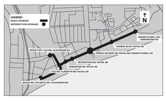 Proposed upgrades to roads in Muizenberg