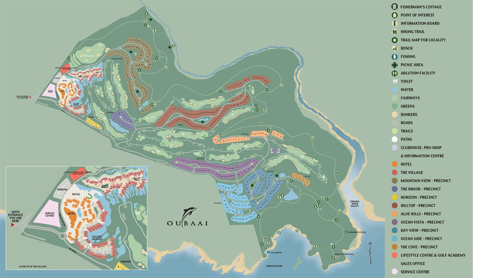 Map of the Estate