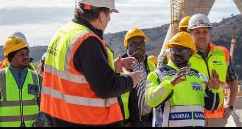  CEO Reginald Demana of Sanral did a recent tour of the Wild Coast projects