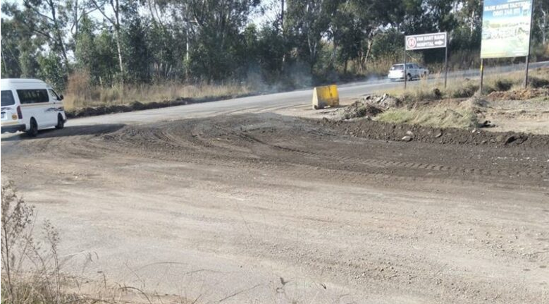  Road resurfacing is expected to take place soon at the intersection.