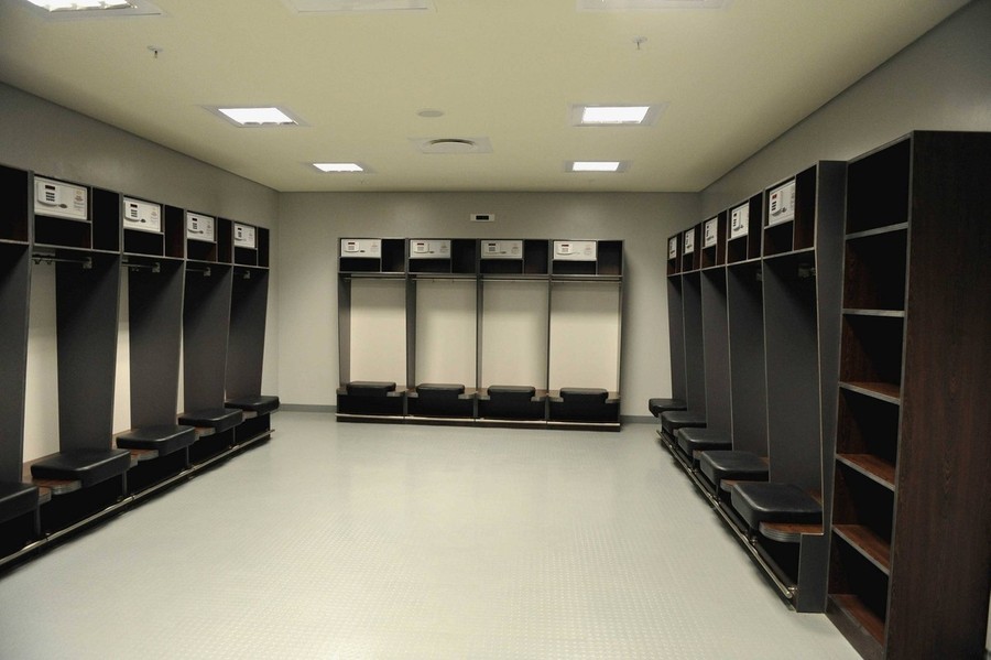 The new change rooms at the stadium