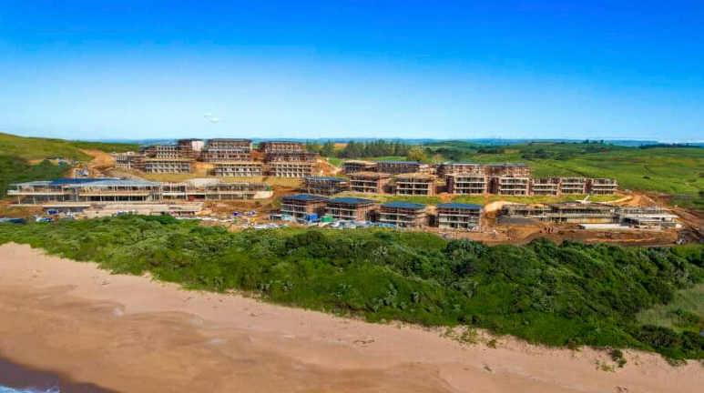  Most of the accommodation at Club Med is already built to roof height and internal fittings will begin soon. 