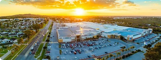 Source: Supplied. Aerial view of Walmer Park Shopping Centre.