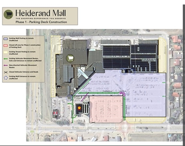  Plans for the new parking facility. 