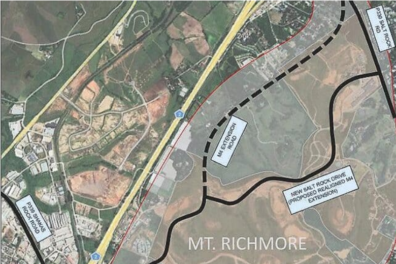  KDM is weighing two competing routes for a proposed M4 extension between Zimbali and Sheffield.