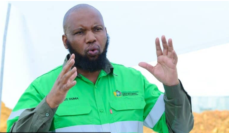  KZN MEC for Transport and Human Settlements Siboniso Duma. 