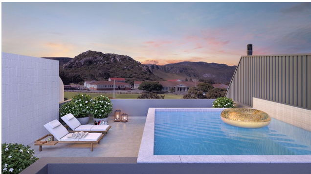 Communal pool & braai deck