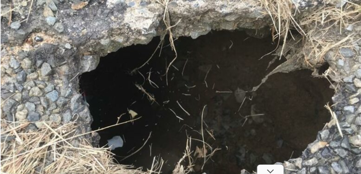 JRA is aware of sinkholes in Blairgowrie. 