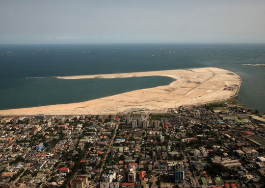 Aerial view of the Eko Atlantic City site PPA10796